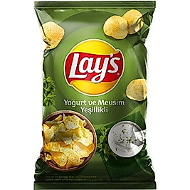 Lays Yoğurt-Mevsim Yeşillikleri Patates Cipsi 155 Gr
