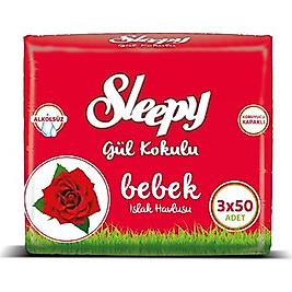 Sleepy Islak Mendil 3X50 Natural Gul