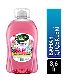 Dalan Famıly Sıvı Sabun 3,6L Bahar Cıceklerı