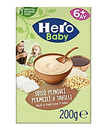 Hero Baby Bebek Ek Gıdası Sutlu-Peynır-Pekmez-Tahıl 200 Gr