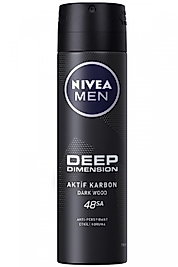 Nıvea Men Deep Dımensıon Deodorant Sprey 150Ml Dark Wood