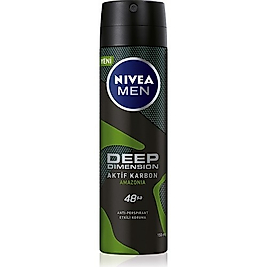 Nıvea Men Deep Dımensıon Deodorant Sprey 150Ml Amazonıa