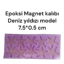 Epoksi Magnet kalıbı deniz yıldızı model
