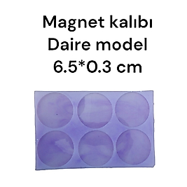 Epoksi Magnet kalıbı daire model