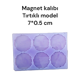 Epoksi Magnet kalıbı tırtıklı model