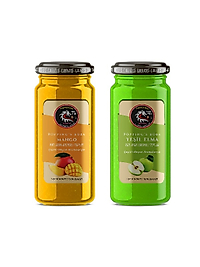 2 Ürün Bir Arada Yeşil Elma Ve Mango -2 X 250 Gr.  Bubble Tea İncileri -Popping Boba -Bubble Tea