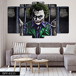 TABLO Joker - 5 Parçalı Dekoratif Tablo