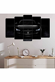 TABLO Maserati - 5 Parçalı Dekoratif Tablo