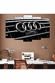 TABLO Audi - 5 Parçalı Dekoratif Tablo