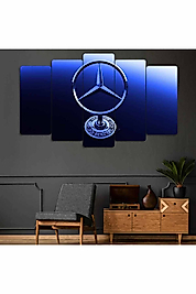 TABLO Mercedes-Benz - 5 Parçalı Dekoratif Tablo