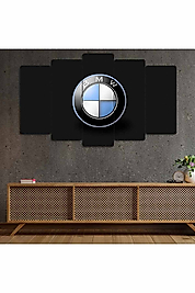 TABLO BMW - 5 Parçalı Dekoratif Tablo