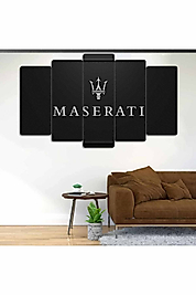 TABLO Maserati - 5 Parçalı Dekoratif Tablo
