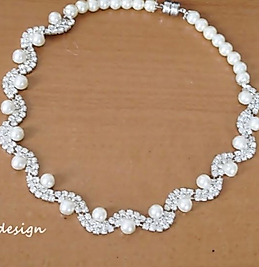 Bridal  Pearl  Necklace , wedding jewelery
