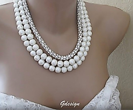 Bridal   Necklace ,Rhinestone chain