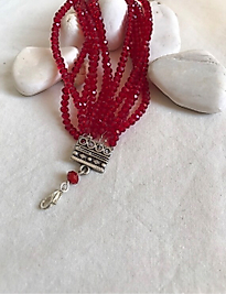 Red crystal Elegant  Bracelet,