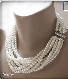 Chunky Choker Pearl Necklace