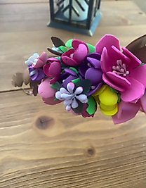 Hand Design Flower Crown, Beach Wedding
