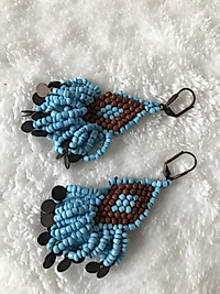 Turquoise Ethnic Earrings