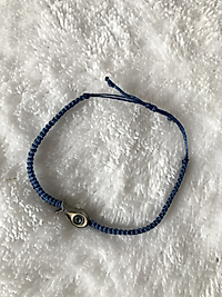 Navy Blue Macrame Bracelet