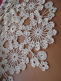 Crocheted Ivory Bolero