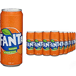 Fanta Portakal Kutu 330 ml (24 adet)