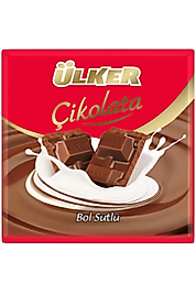 Ülker Bol Sütlü Kare Çikolata 60 gr(6  Adet)