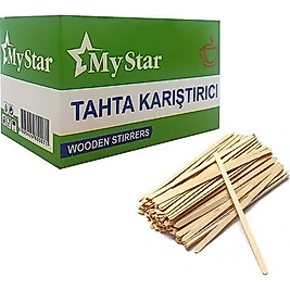 Tahta Karıştırıcı Bambu 400 Adet