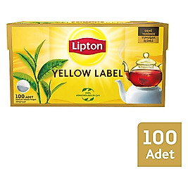 Lipton Yellow Label Demlik Poşet Çay 100 Adet