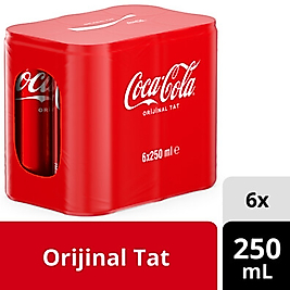 Kutu Cola 250 ml (6'lı paket)