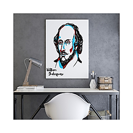 William Shakespeare Dekoratif Kanvas Tablo