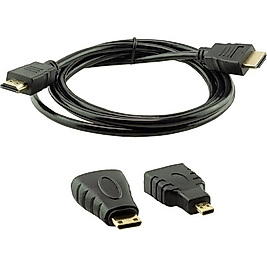 Hq Speed 3in1 HDMI Kablo 1.5 mt HDMI To Mini HDMI - Micro HDMI