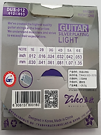 Akustik gitar teli DUS-012 LIGHT