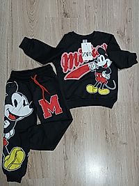 Mickey Takım %100 Cotton
