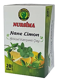 Nane Limon Bitkisel Karışımlı Çay 20 'li Süzen Poşet
