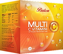Balen Multi-C C Vitamini ve Propolis Şase