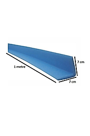 L7x7 Mavi 1 Metre 10 Adet Polietilen Sünger Profil Köşe Kenar Koruyucu