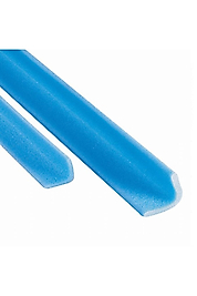 L7x7 Mavi 1 Metre 4 Adet Polietilen Sünger Profil Köşe Kenar Koruyucu