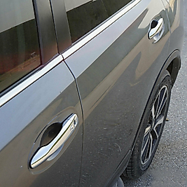 Nissan Qashqai Krom Kapı Kolu (4Kapı) 2014-2021 -Sensörlü- Paslanmaz Çelik