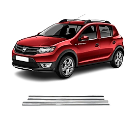 Dacia Sandero Krom Cam Çıtası (4Parça) 2013-2020 Arası Paslanmaz Çelik