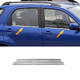 Daihatsu Terios Krom Cam Çıtası (4Parça) 2006 ve Sonrası Paslanmaz Çelik