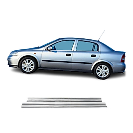 Opel Astra G SEDAN Krom Cam Çıtası (4Parça) 2001-2009 Arası Paslanmaz Çelik