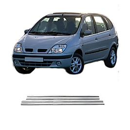 Renault Scenic 1 Krom Cam Çıtası (4Parça) 1996-2003 Arası Paslanmaz Çelik
