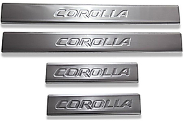 Toyota Corolla Krom Kapı Eşiği (4Kapı) 2013 ve Üzeri Paslanmaz Çelik