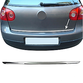 Volkswagen Golf 5 Krom Bagaj Alt Çıta (formlu) 2005-2009 Arası P.Çelik