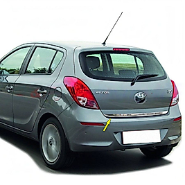 Hyundai i20 Krom Bagaj Alt Çıtası (formlu) 2012-2014 Arası P.Çelik