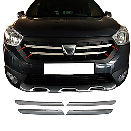 Dacia Dokker Krom Ön Panjur (4prç) 2013 ve Üzeri P.Çelik