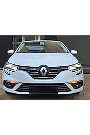 Renault Megane 4 HB/SD Krom Ön Tampon Çıtası (7Prç) 2016-2020 Arası P.Çelik