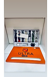 Ultra  Akıllı Saat / 7 Kordonlu - Ekran Koruma Hediyeli 49mm Hd Ekran Ios Ve Android Uyumlu Dtı Ultra MMZ-OO15