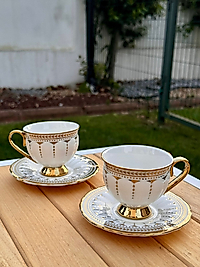 İkili(2) Modern Gold Türk Kahvesi finca