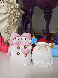 Himi Teraryum Objeleri Kardan Kızlar ve Noel Dede Teraryum Obje Minyatür Obje Teraryum Malzemeleri